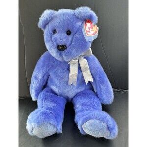 Ty Beanie Buddies Clubby II Bear, 1999 Ty Beanie Buddies Plush Stuffed animal